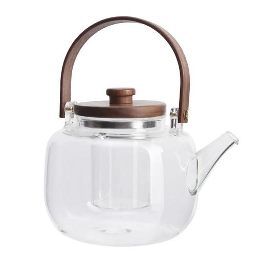 براد شاهي زجاج يد خشب